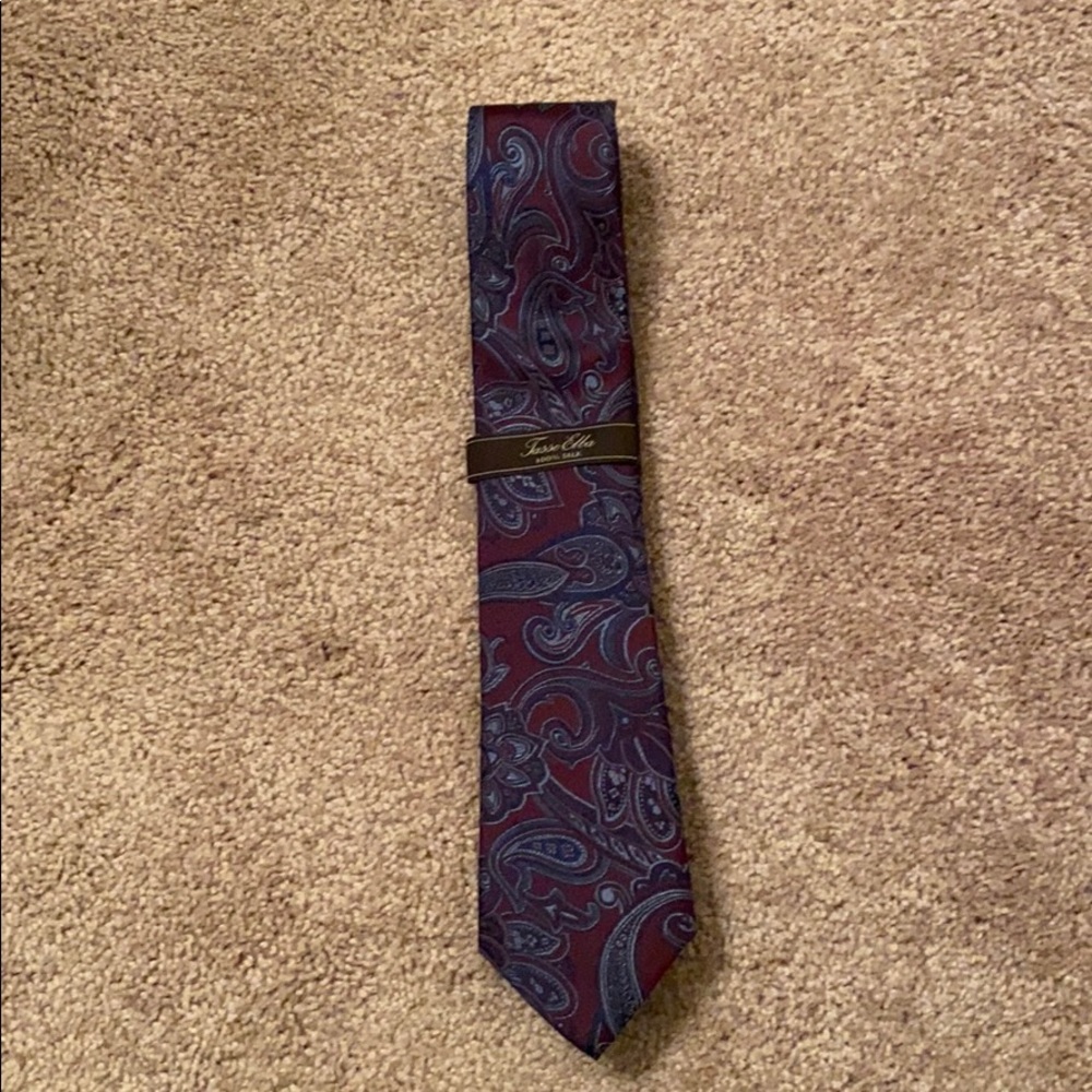 NWT Tasso Elba paisley neck tie